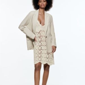 Linen blazer - slight oversized fit